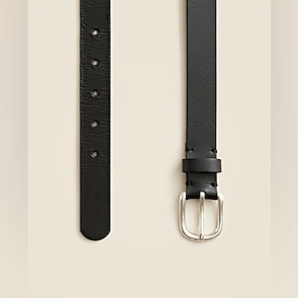 NWT J Crew Crewcuts Black Boys' leather belt Sz S